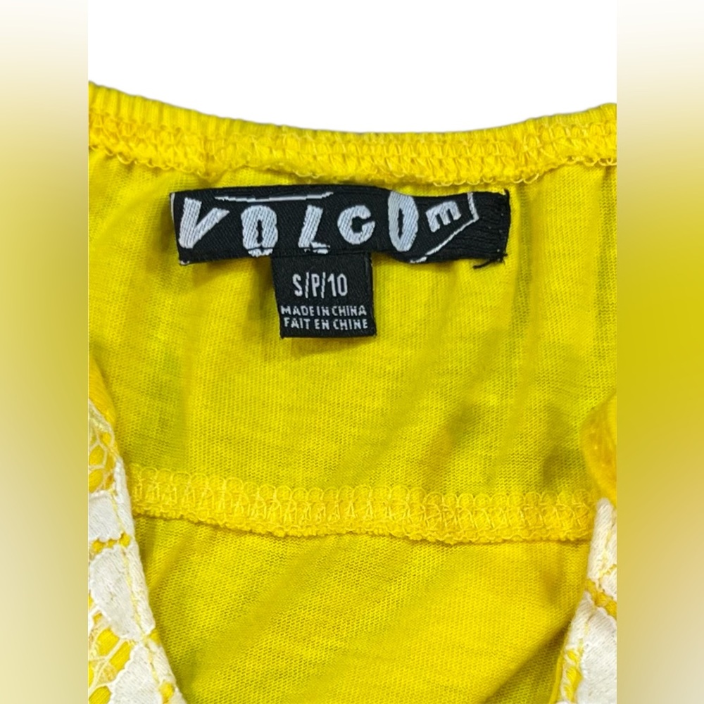 Volcom Tank Top - Yellow - Picture 4 of 5